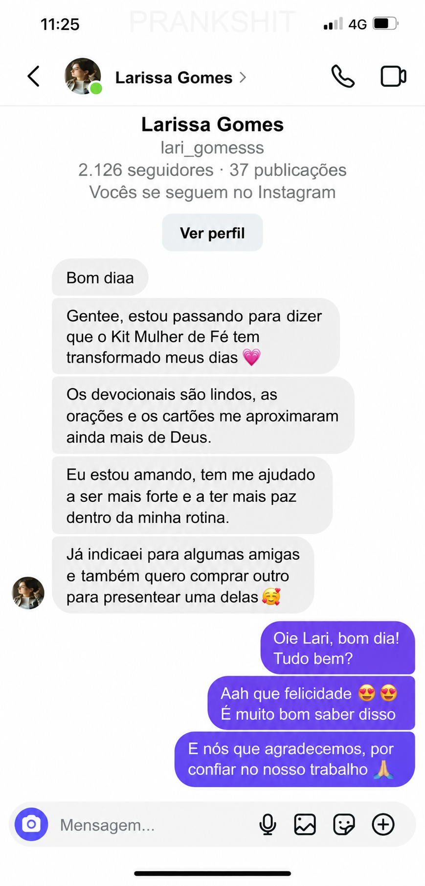 Depoimento de cliente 2